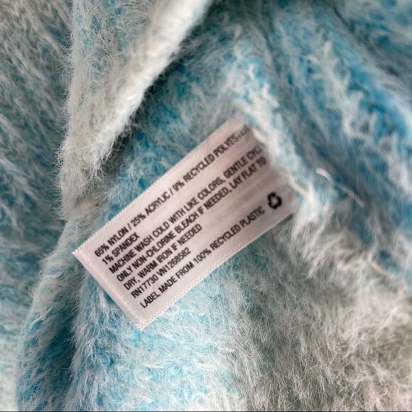 Wild Fable Blue Multicolored Sweater Large NWT - Picture 4 of 6